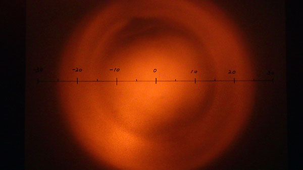 写真1.15°のLEDをそのまま照射