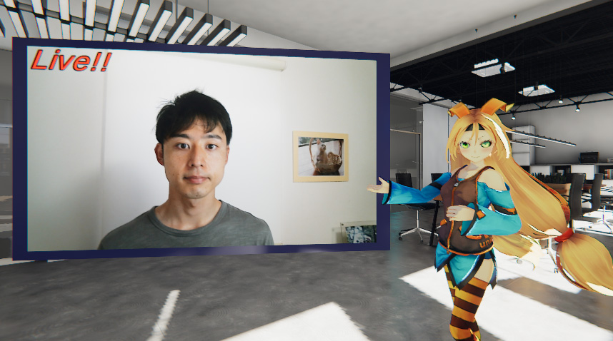 Unity を使ってニュース番組風シーンを作り Zoom 会議してみる